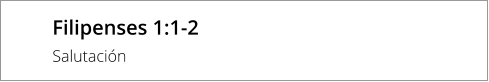 Filipenses 1:1-2 Salutación